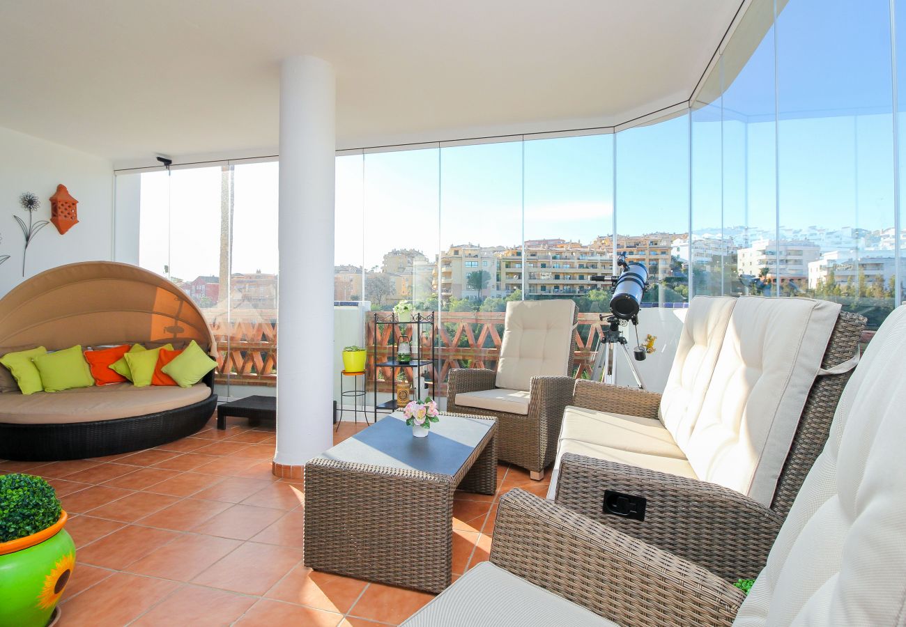 Apartamento en Mijas Costa - Amazing place with large terrace and BBQ