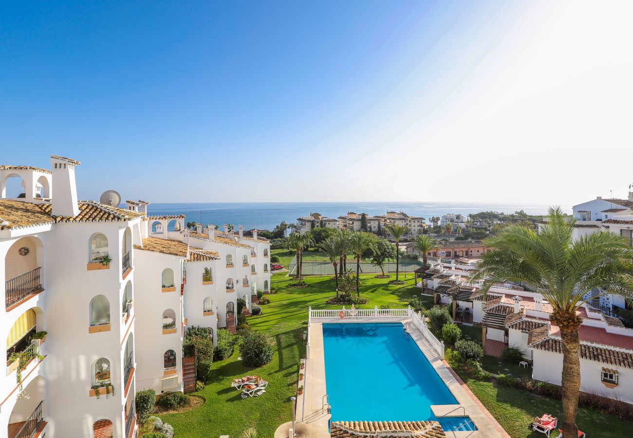 Apartamento en Mijas Costa - Bahía Playa, fantásticas vistas, playa a 5 minutos a pie