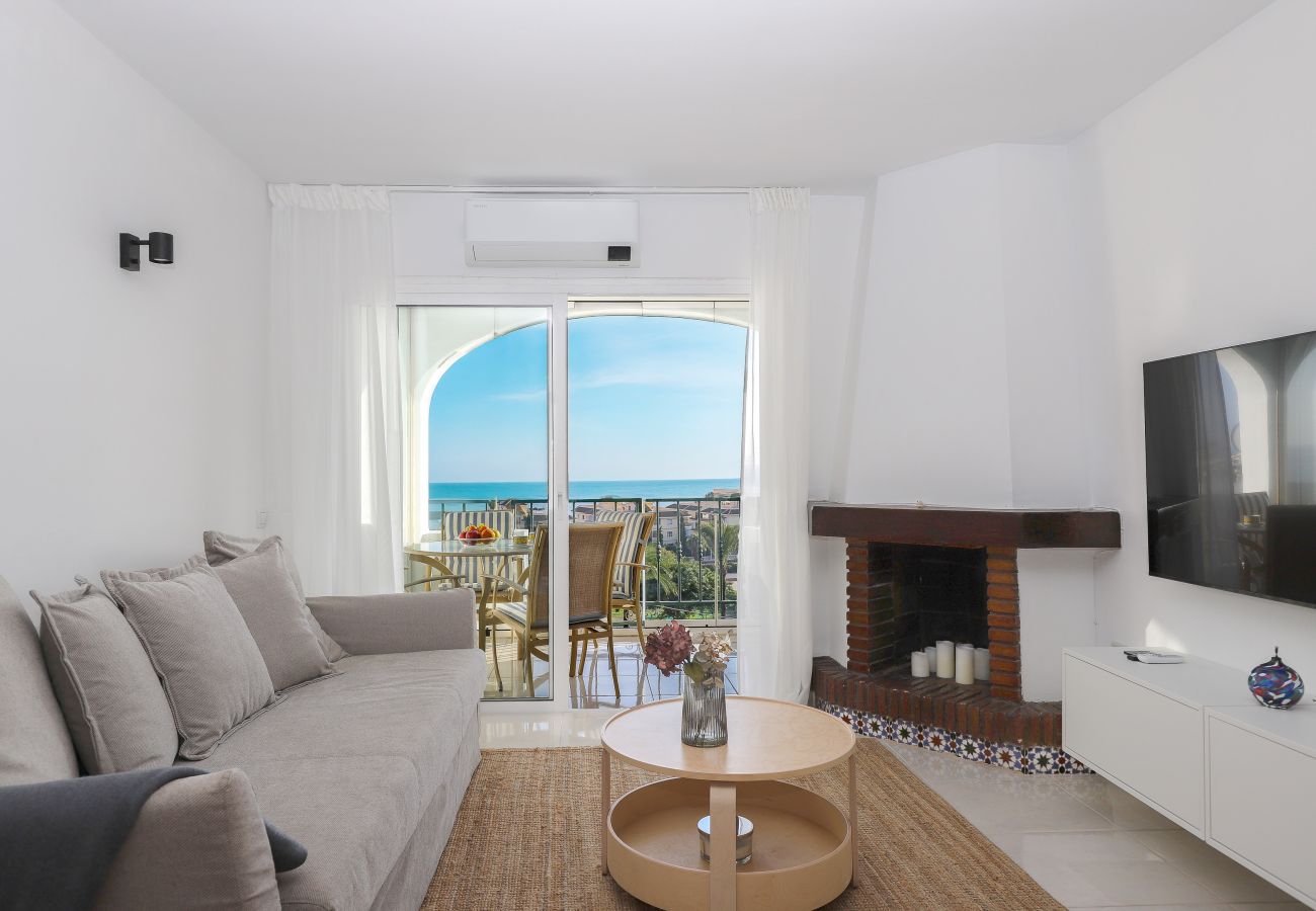 Apartamento en Mijas Costa - Bahía Playa, fantásticas vistas, playa a 5 minutos a pie