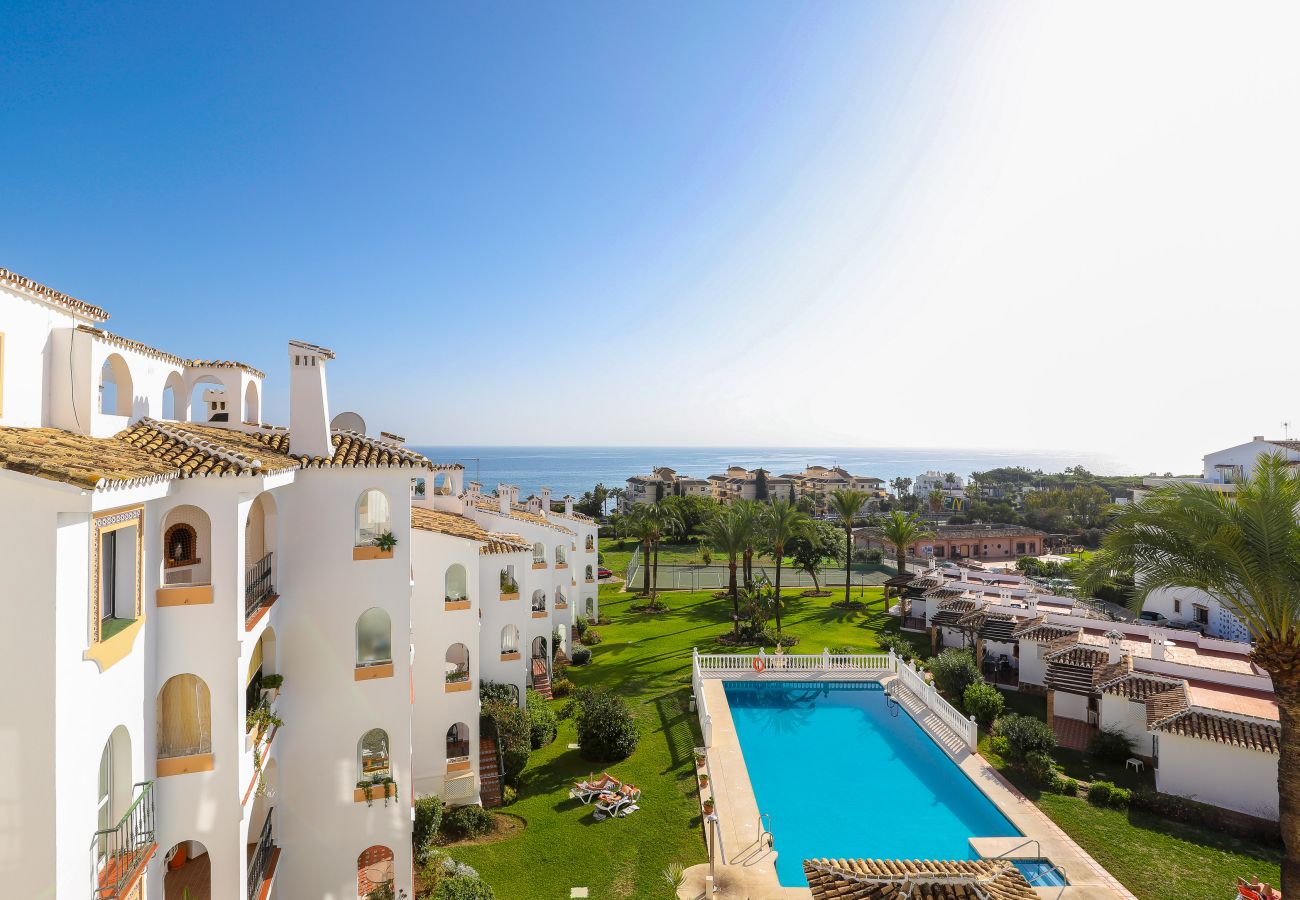 Apartamento en Mijas Costa - Bahía Playa, fantásticas vistas, playa a 5 minutos a pie