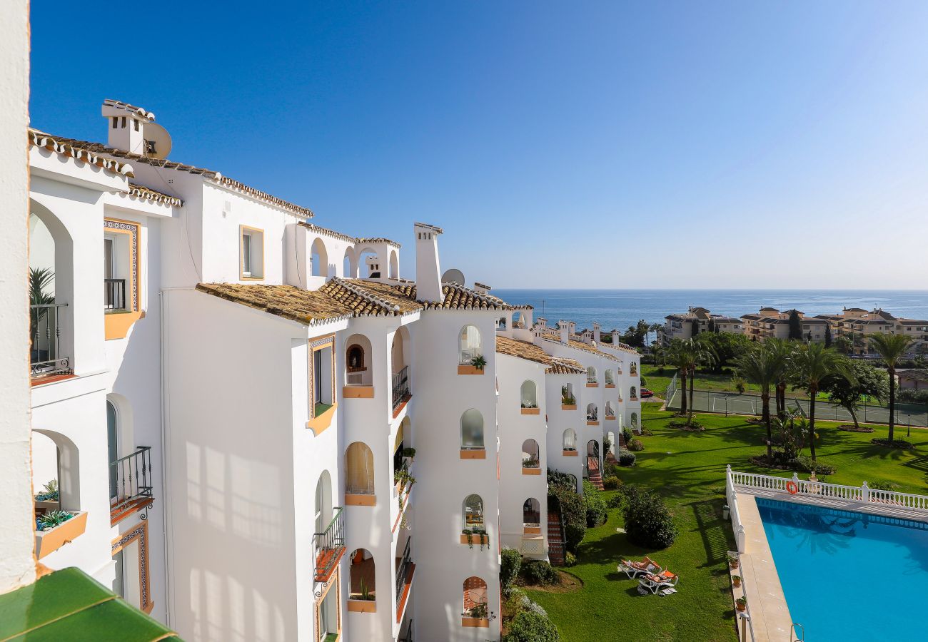 Apartamento en Mijas Costa - Bahía Playa, fantásticas vistas, playa a 5 minutos a pie