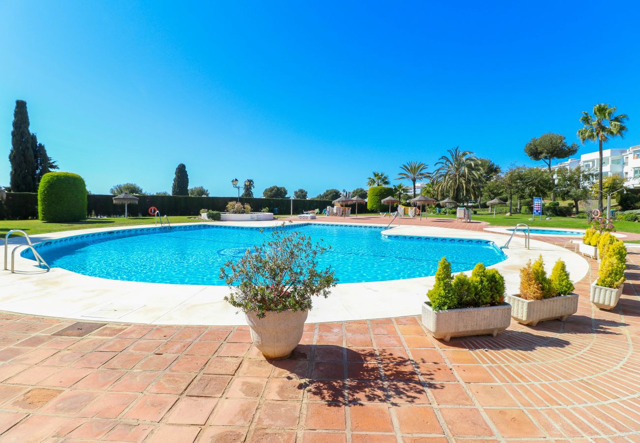 Appartement à Mijas Costa - Apartment with garden and seaview