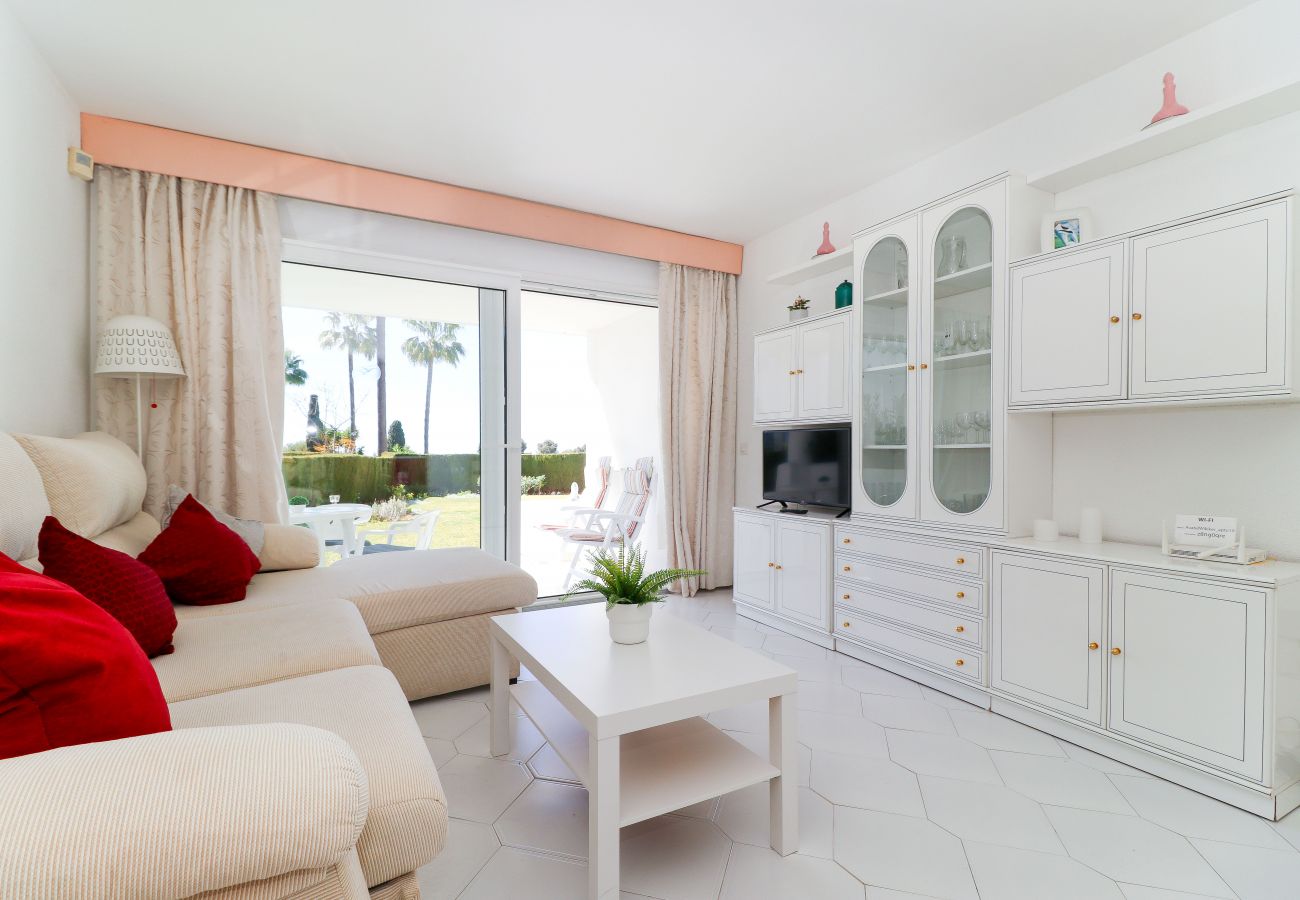 Appartement à Mijas Costa - Apartment with garden and seaview