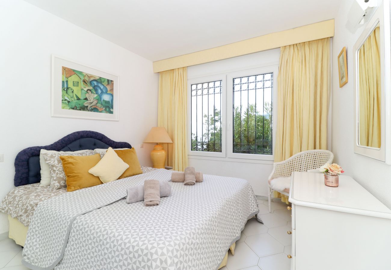 Appartement à Mijas Costa - Apartment with garden and seaview