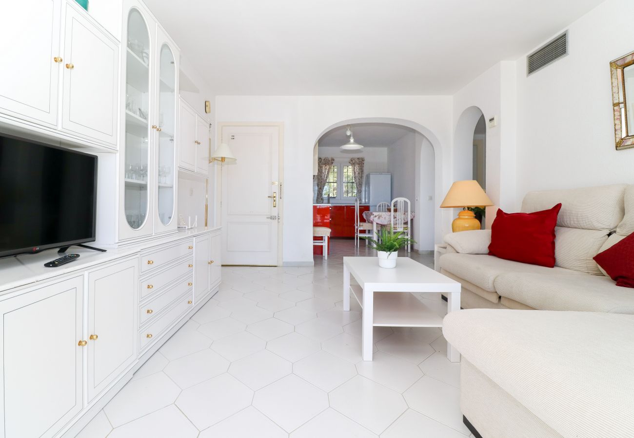 Appartement à Mijas Costa - Apartment with garden and seaview